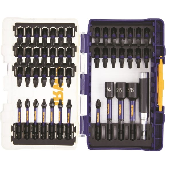 Irwin Impact Performance Series Assorted Impact Driver Bit Set Steel 47 pc