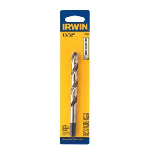 Irwin 13/32 in. X 5-1/4 in. L High Speed Steel Drill Bit 1 pc