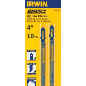 Irwin Marathon 4 in. Carbon Steel T-Shank Jig Saw Blade 10 TPI 2 pk