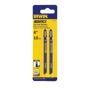 Irwin Marathon 4 in. Carbon Steel T-Shank Jig Saw Blade 10 TPI 2 pk