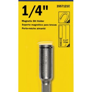 Irwin Hex 1/4 in. X 2-1/4 in. L Bit Holder with C-Ring Steel 1 pc