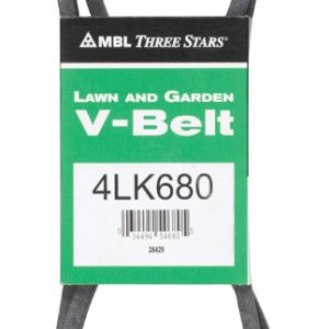 Mitsuboshi Super KB 4LK680 V-Belt 0.5 in. W X 68 in. L For Riding Mowers