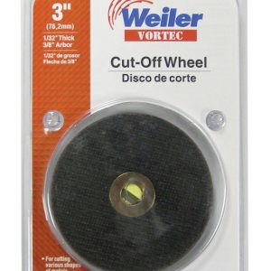 Weiler Vortec 3 in. D X 3/8 in. Aluminum Oxide Cut-Off Wheel 1 pc