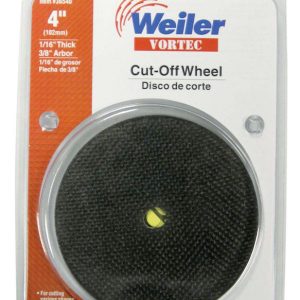 Weiler Vortec 4 in. D X 3/8 in. Aluminum Oxide Cut-Off Wheel 1 pc