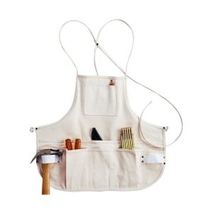 CLC Heavy Duty 12 pocket Canvas Tool Apron White 1 pk