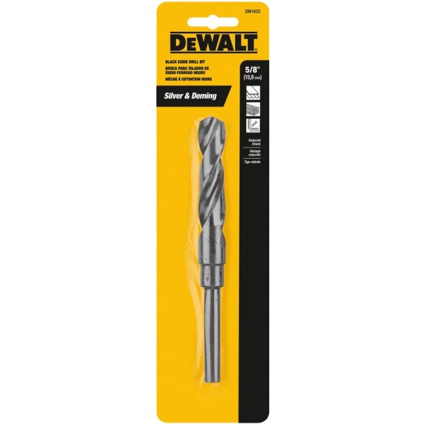 DeWalt 5/8 in. X 6 in. L High Speed Steel Split Point Twist Drill Bit 1 pc