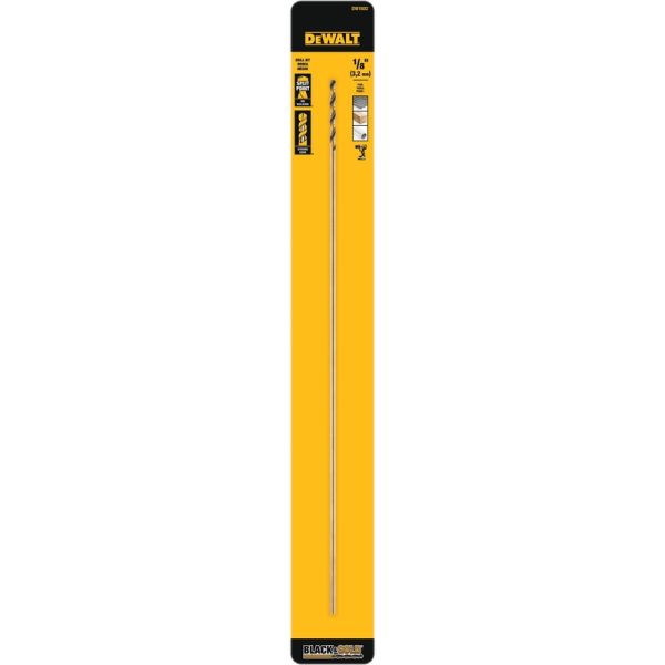 DeWalt 1/8 in. X 12 in. L High Speed Steel Split Point Twist Drill Bit 1 pc