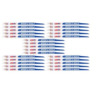 LENOX LUMBERWOLF 12 in. Bi-Metal Reciprocating Saw Blade 6 TPI 25 pk