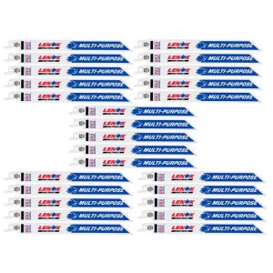 LENOX MULTIWOLF 8 in. Bi-Metal WAVE EDGE Reciprocating Saw Blade 10 TPI 25 pk