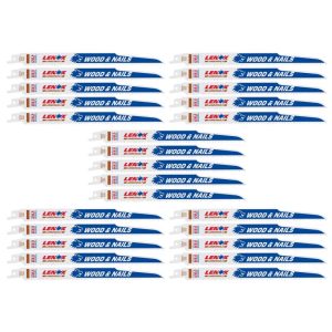 LENOX LUMBERWOLF 9 in. Bi-Metal Reciprocating Saw Blade 6 TPI 25 pk