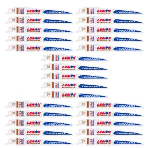 LENOX LUMBERWOLF 6 in. Bi-Metal Reciprocating Saw Blade 6 TPI 25 pk