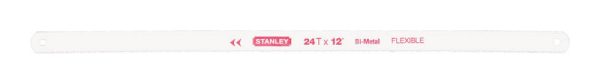 Stanley 12 in. Bi-Metal Hacksaw Blade 24 TPI 1 pk