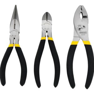 Stanley 3 pc Drop Forged Steel Pliers Set 6 in. L
