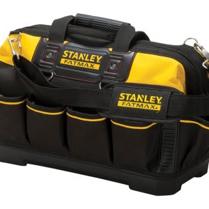 Stanley FatMax 10 in. W X 12 in. H Polyester Tool Bag 16 pocket Black/Yellow 1 pc