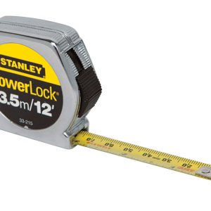Stanley PowerLock 12 ft. L X 0.5 in. W Tape Measure 1 pk