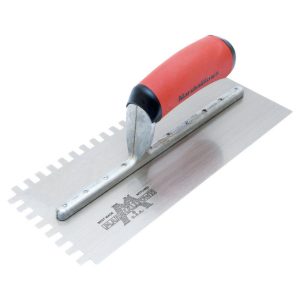 Marshalltown 4-1/2 in. W X 11 in. L Steel Notched Trowel