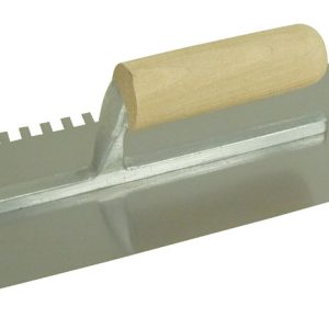 Marshalltown 4-1/2 in. W X 11 in. L Steel Notched Trowel