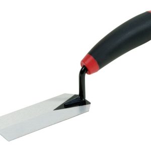 Hyde MaxxGrip High Carbon Steel Margin Trowel 2.25 in. H X 2 in. W X 5 in. L