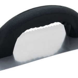 Hyde Economy 4-1/4 in. W X 9-1/4 in. L Silver Polypropylene/Steel U-Notch Trowel