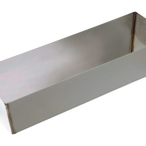 Hyde Stainless Steel Mud Pan 3.5 in. H X 12 in. L