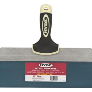 Hyde Pro Project Blue Steel Taping Knife 12 in. W X 10.3 in. L