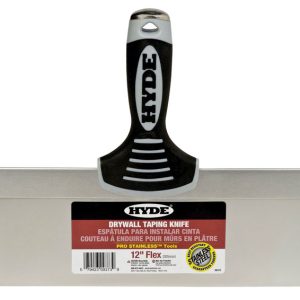 Hyde Stainless Steel Taping Knife 12 in. W X 9.3 in. L