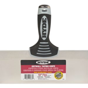 Hyde Stainless Steel Taping Knife 10 in. W X 9.3 in. L