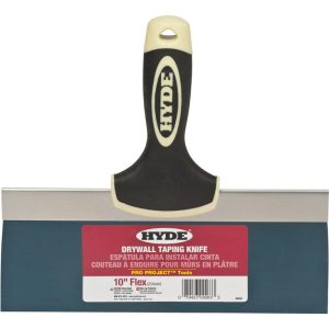 Hyde Pro Project Blue Steel Taping Knife 10 in. W X 9.3 in. L