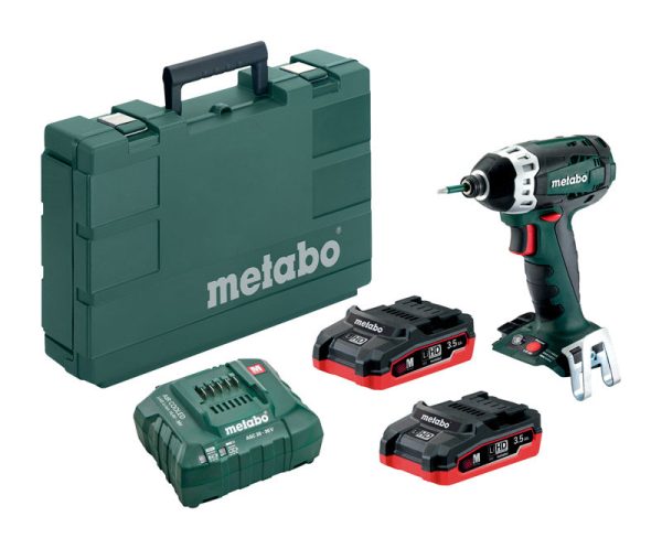 Metabo 18 V 1/4 in. Cordless Brushless Impact Wrench Kit (Battery & Charger)
