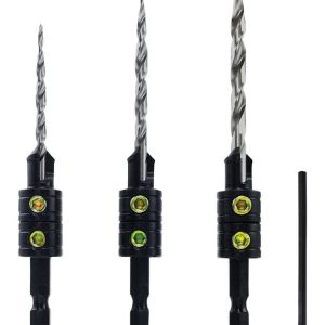 Make it Snappy 9/64 11/64 13/64 in. Steel Tapered Countersink Set 3 pc