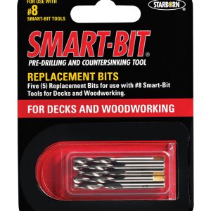 Starborn Smart-Bit #8 Stainless Steel Replacement Bit 5 pc