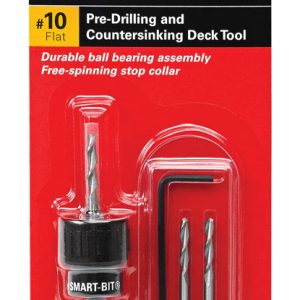 Starborn Smart-Bit #10 Stainless Steel Pre-Drilling and Countersinking Tool 4 pc