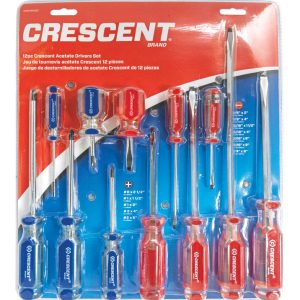 Crescent Phillips/Slotted Screwdriver Set 12 pc