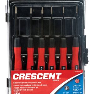 Crescent 2 in. L Phillips/Slotted Mini Precision Screwdriver Set 6 pc