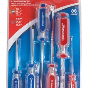 Crescent Phillips/Slotted Screwdriver Set 6 pc