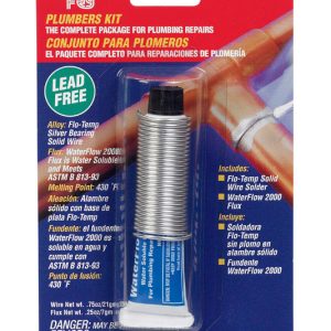 Alpha Fry 0.75 oz Lead-Free Plumbers Kit 0.062 in. D Silver-Bearing Alloy 1 pc