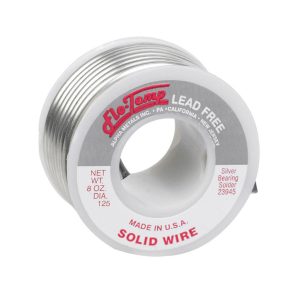 Alpha Fry 8 oz Lead-Free Solid Wire Solder 0.125 in. D Silver-Bearing Alloy 1 pc