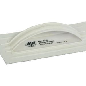 Marshalltown QLT 4-1/4 in. W X 9-1/2 in. L Plastic V Notched Trowel