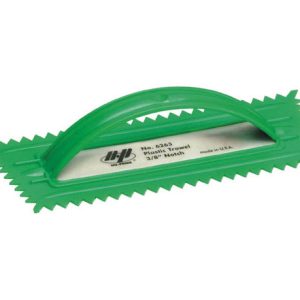 Marshalltown QLT 4-1/4 in. W Plastic Notched Trowel
