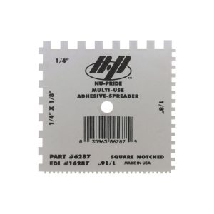 Marshalltown QLT 4 in. W X 4 in. L Plastic Square Notched Spreader