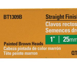 Bostitch 1 in. 18 Ga. Straight Strip Coated Brad Nails 3000 pk