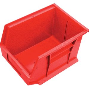 Quantum Storage 8-1/4 in. W X 6-3/4 in. H Tool Storage Bin Polypropylene 1 compartments Red