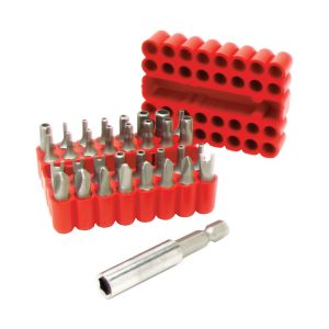 Performance Tool Assorted 1 in. L Security Bit Set Multi-Material 33 pc