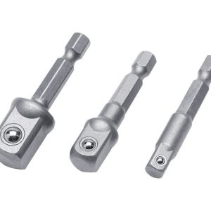 Performance Tool 2 in. X 1/4 and 3/8 in. drive 6 Point Impact Socket Set 3 pc
