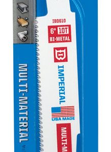 Imperial Blades Demo-X 6 in. Bi-Metal Demolition Reciprocating Saw Blade 10 TPI 5 pk