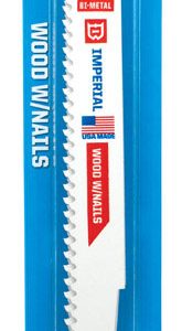 Imperial Blades 9 in. Bi-Metal Reciprocating Saw Blade 6 TPI 5 pk
