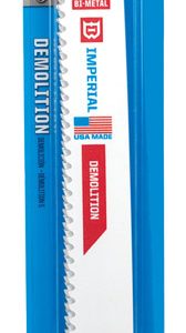 Imperial Blades Demo-X 9 in. Bi-Metal Demolition Reciprocating Saw Blade 6 TPI 5 pk