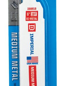 Imperial Blades 6 in. Bi-Metal Reciprocating Saw Blade 18 TPI 5 pk