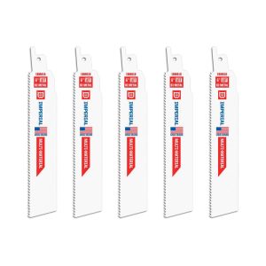 Imperial Blades 6 in. Bi-Metal Reciprocating Saw Blade 10 TPI 5 pk