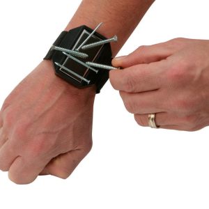 Performance Tool 17 in. L X 4.20 in. W Black Magnetic Wristband 12 pc